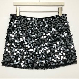 Wet Seal Sequin mini skirt sz S